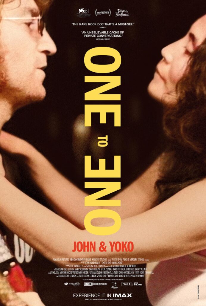 ONE TO ONE: JOHN & YOKO – Official Trailer & Poster, in IMAX® April 11 (video)