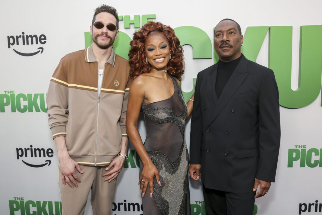 KeKe Palmer, Eddie Murphy and Pete Davidson in The Pickup (Pics and Video)